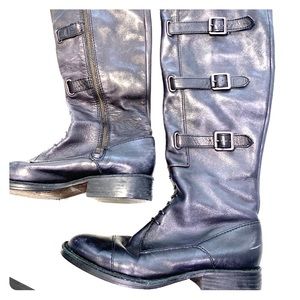 Vince Camino black leather boots